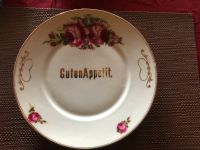 Teller Guten Appetit 26,5 cm Vintage Antik Rheinland-Pfalz - Gau-Algesheim Vorschau