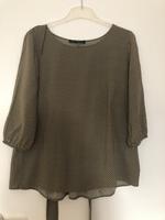 Betty Barclay Bluse; Gr. 38; grün gemustert, m. Bindegürtel Rheinland-Pfalz - Zornheim Vorschau