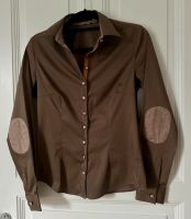 ♛ R2 Westbrook Bluse Braun Beige 38 - Neu Altona - Hamburg Iserbrook Vorschau