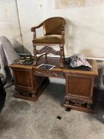 Gründerzeit Schreibtisch mit Sessel und Marmorgarnitur Aachen - Aachen-Laurensberg Vorschau
