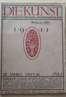 Antik Buch Die Kunst von 1911 Heft 10 Architektur Jugendstil Brandenburg - Königs Wusterhausen Vorschau