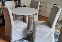 Esstisch rund mit 4 Bergmund Stühlen IKEA + Hussen Rheinland-Pfalz - Alzey Vorschau