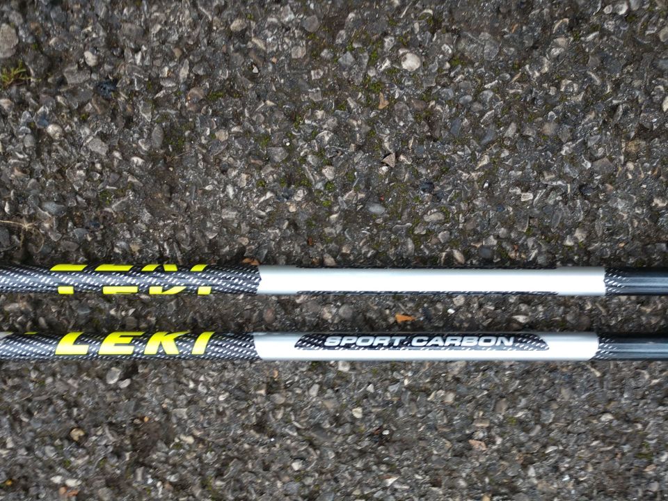 Leki Ultra Carbon Langlaufstöcke 155cm Langlauf Ski Stöcke in München