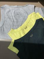 Marc Cain Tanktop, schwarz limone grau silber Top Shirt Wiesbaden - Biebrich Vorschau