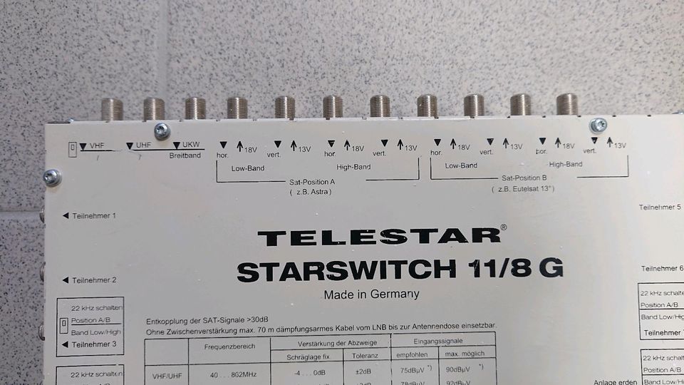 Telestar Starswitch 11/8 G in Waiblingen