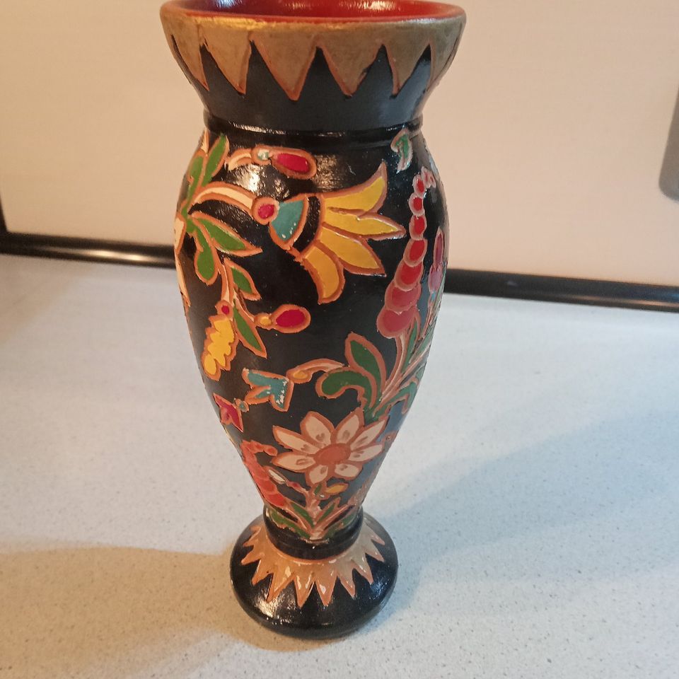 alt antik wundervolle alte Vase Blumenvase Ton ? Keramik ? in Moers