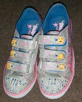 Blinkende Skechers Sneakers mit Glitzersteine + Smileys Bayern - Salching Vorschau