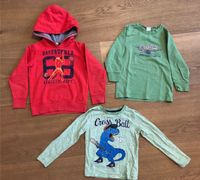 Kapuzen Pulli Pullover langarm Shirt Baseball grün rot 110/116 Niedersachsen - Diekholzen Vorschau