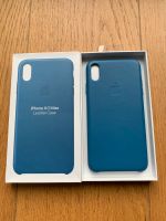 iPhone X s Max leather case Farbe: Cape cod Blue Bergedorf - Hamburg Lohbrügge Vorschau