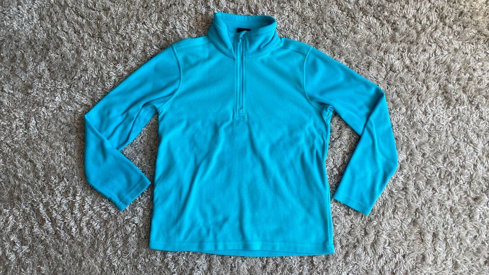 McKinley Fleeceshirt Fleece Pullover Gr.140 Türkis in Gotha