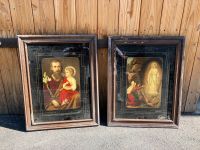 2 alte Heiligenbilder und  1 alter Rahmen Bayern - Grafenwöhr Vorschau