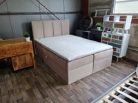 ⭐NEU Boxspringbett 180x200 Beige  mit Matratze + Topper Bett Brandenburg - Eberswalde Vorschau