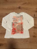 Rabe Shirt langarm Gr. 42, Longsleeve weiß mit Aufdruck Niedersachsen - Beesten Vorschau