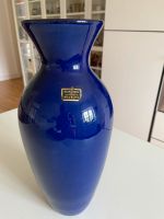 ‼️große Vintage Vase♥️Majolika, blau, glänzend Nordrhein-Westfalen - Rheine Vorschau