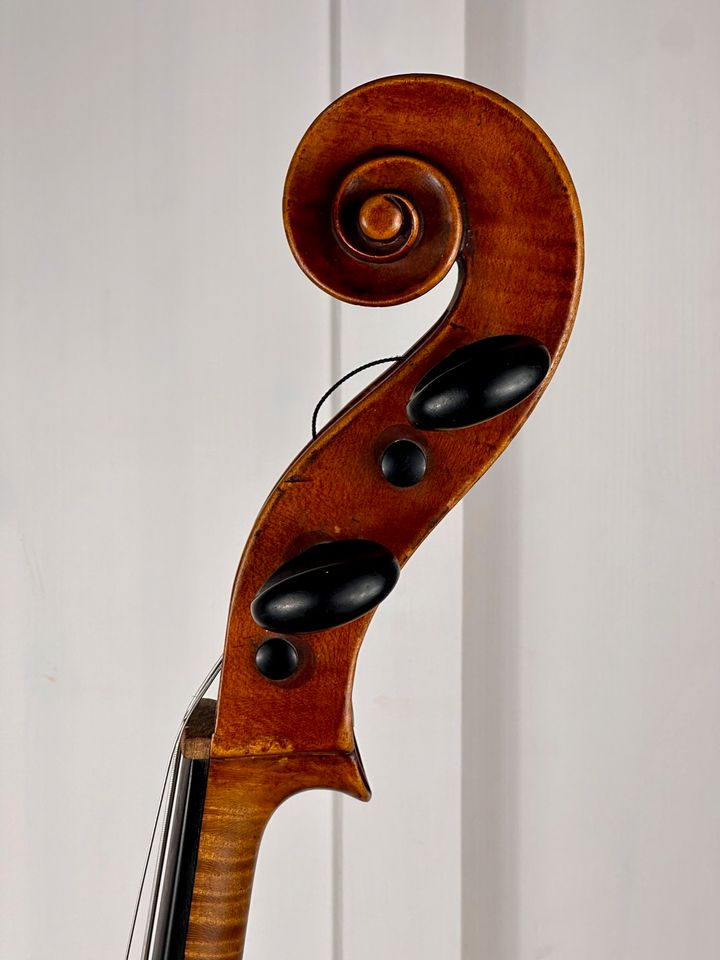 Altes Cello 4/4 mit Stradivarius Zettel wohl Mittenwald in Berlin