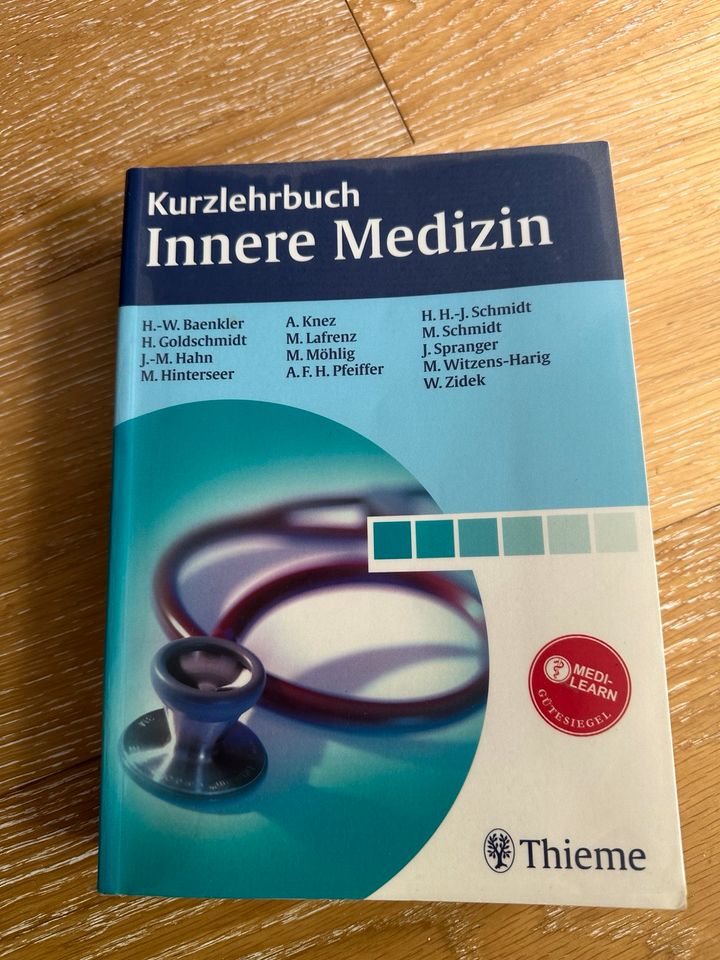 Kurzlehrbuch Innere Medizin Thieme Verlag in Hamburg