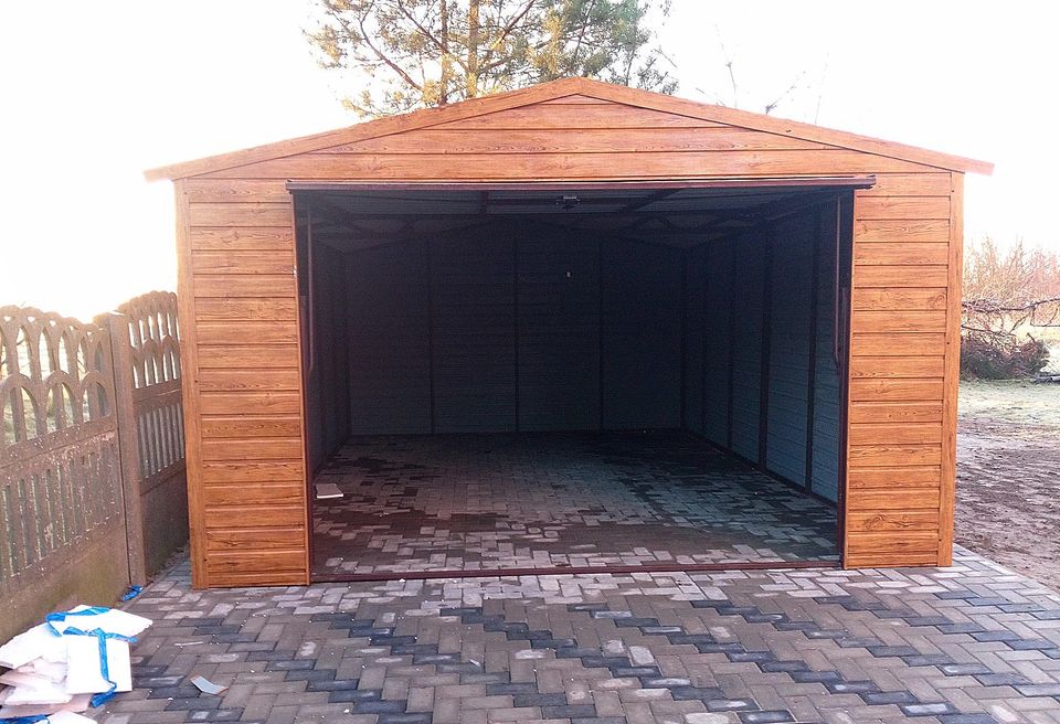 Auto GARAGE Metallgarage RAUM Container Blechgarage PL 4,5x6 in Gutenzell-Hürbel