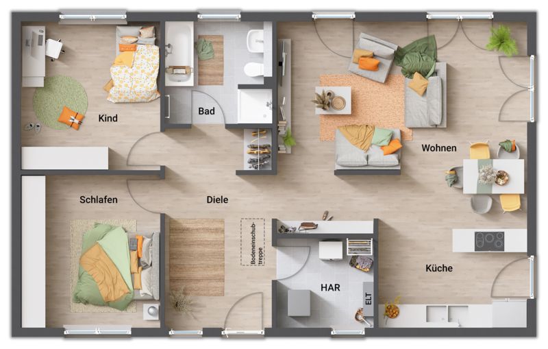 Das Traumhaus in Gröningen - zukunftsorientiert gebaut im Bungalowstil in Gröningen