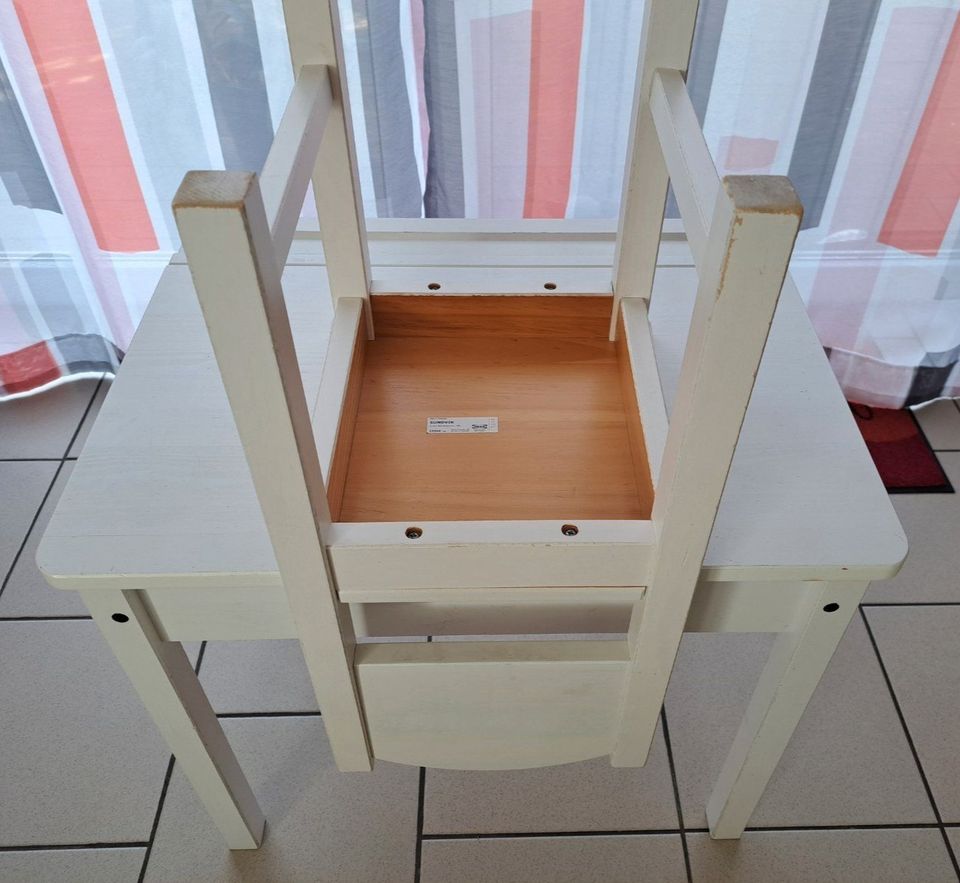 *** Kinder Schulbank, Tisch incl. Stuhl von IKEA (Sundvik) *** in Kirchheim unter Teck