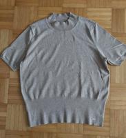 TAIFUN Pullover kurzarm Pullunder Stehkragen Gr.42 Sand Neuwertig Bayern - Augsburg Vorschau