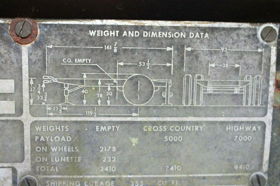 Lafette Trailer Anhänger  Stromaggregat US Armee  PREISSENKUNG in Bad Hönningen