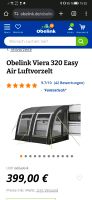 Obelink Viera easy air 320 von Sep. 2023, 2 mal benutzt Bayern - Roßtal Vorschau