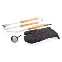 Grillbesteck-Set, Edelstahl BBQ-Set 4-teilig mit Grillthermometer Brandenburg - Doberlug-Kirchhain Vorschau