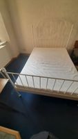 Romantisches Bettgestell Ikea Leirvik, 140 cm, aus Metall, weiß Koblenz - Goldgrube Vorschau