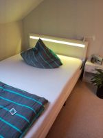 Bett in Weiß mit Led, Topper und Matratze Häfen - Bremerhaven Vorschau