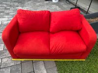 Süßes rotes Sofa Bayern - Osterzell Vorschau