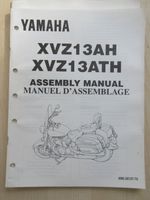 Yamaha XVZ 13 AH ATH Set up Assembly Manual Montageanleitung 1996 Nordrhein-Westfalen - Gelsenkirchen Vorschau