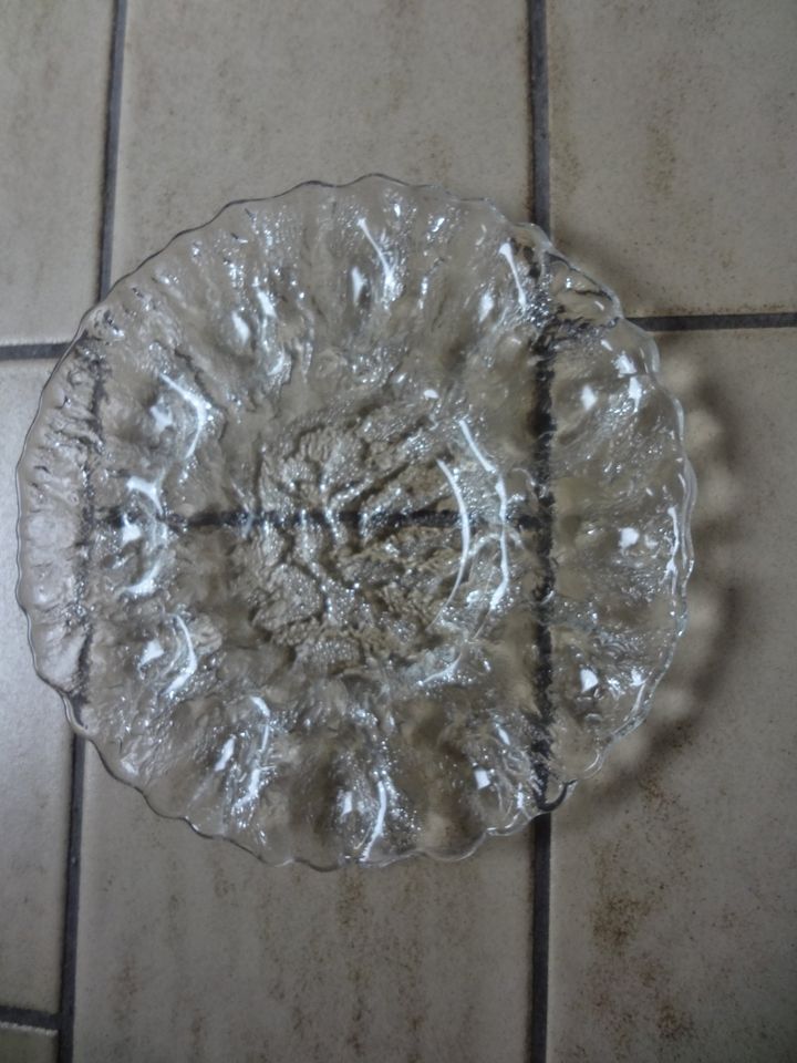 Glasperlen  Servierplatte  mit  Glaskugeln  inkl. Versandk. in Verl