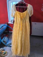 Kleid lang gelb Blumen Sommerkleid S süß cottagecore Niedersachsen - Selsingen Vorschau