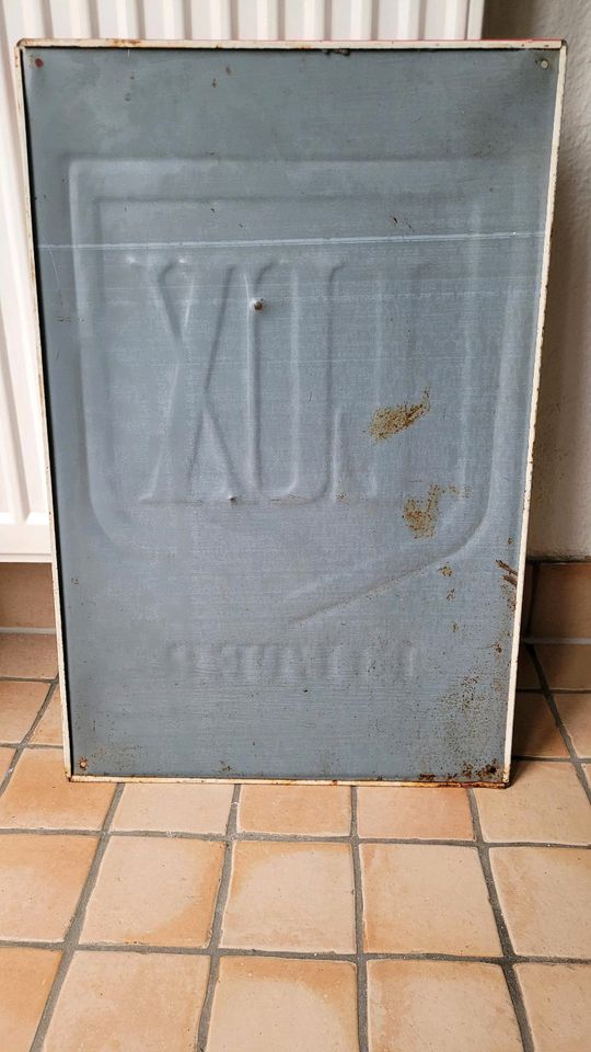 Original Blechschild Werbeschild LUX in Dessau-Roßlau