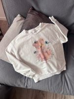 Monnalisa Sweatshirt Teddy Schmetterlinge Gr. 128 Bayern - Hirschaid Vorschau