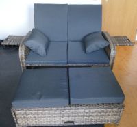 Rattan outdoor Sofa Kreta mit Aluminiumgestell inkl. Schutzhülle Baden-Württemberg - Binzen Vorschau