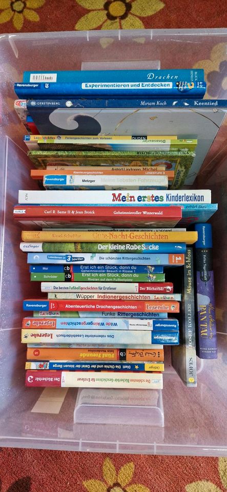 Kiste voller Kinderbücher in Weilerswist
