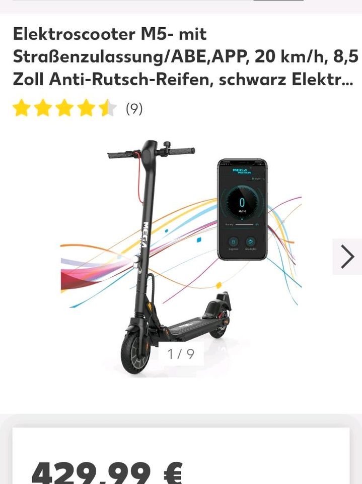 Straßenzulassung Elektroscooter M5 8,5 Zoll Weihnachtsgeschenk in  Rheinland-Pfalz - Wörth am Rhein | eBay Kleinanzeigen ist jetzt  Kleinanzeigen