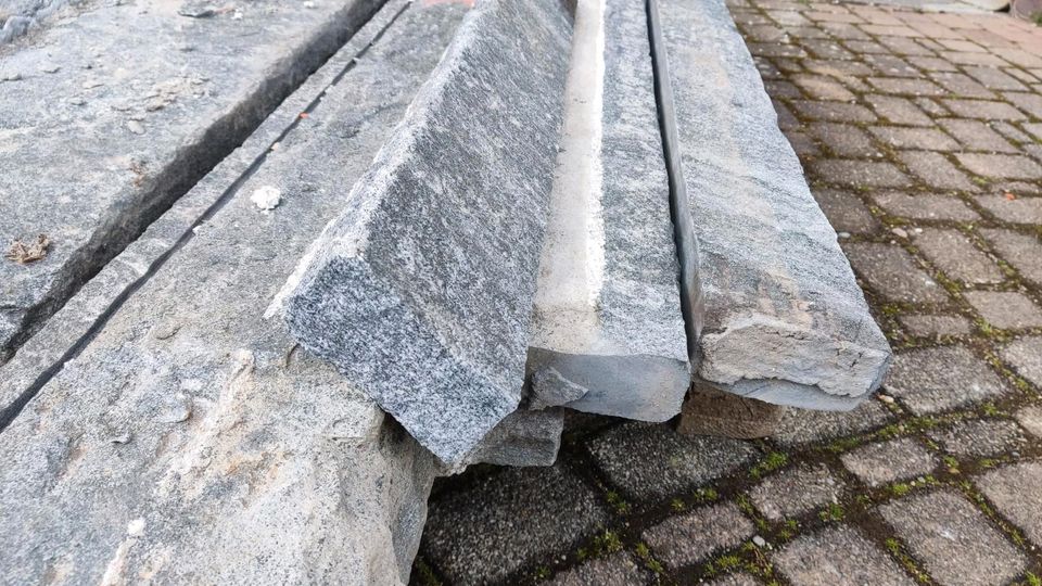 Granit Laibungen für Gartenwege, Randeinfassung, Fensterlaibungen in Biberach