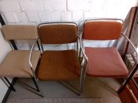 3  schöne DDR Polster Stühle und 3 große Tische Berlin - Mitte Vorschau