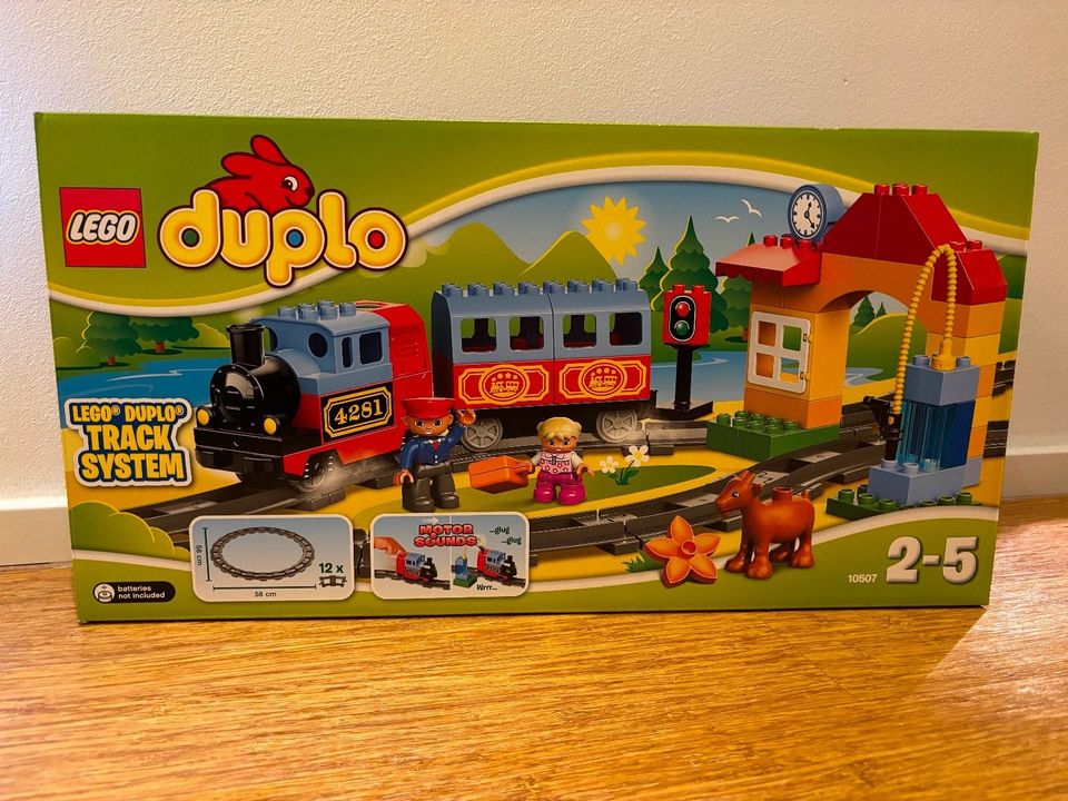 Lego DUPLO Eisenbahn Starter Set 10507, vollständig in Niederdorfelden