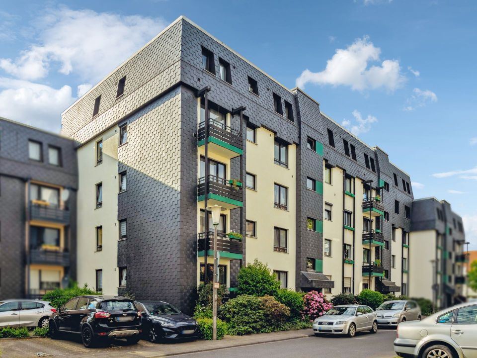 Gut aufgeteilte 3-Zimmerwohnung mit sonnigem Balkon in Wesseling - Erbpachtgrundstück in Wesseling