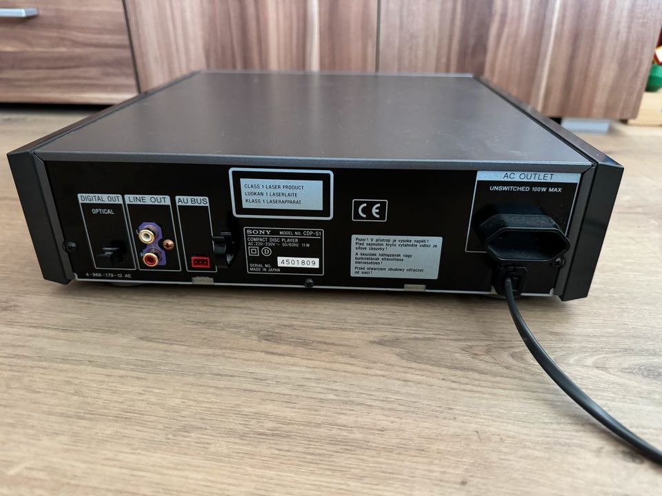 Sony CDP-S1 Compact Disc Player in Plattling