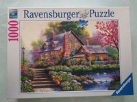 1000 Puzzle Ravensburger - Romantisches Cottage - vollzählig Baden-Württemberg - Sindelfingen Vorschau