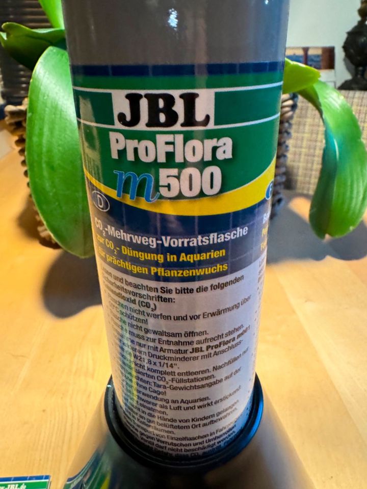 JBL ProFlora m500 CO2 Ersatz-Flasche 500g + 2x Blasenzähler in Bad Reichenhall