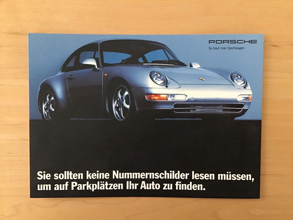 Porsche 911 Postkarten, verschiedene Motive in Höxter