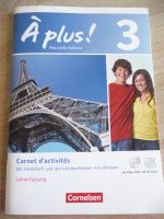A plus 3 Nouvelle Carnet d'activites Lehrerfassung Stuttgart - Sillenbuch Vorschau