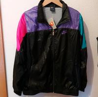 Nike vintage 80er Oregon Jacke neu Etikett schwarz pink grün Hessen - Weilrod  Vorschau