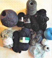 Wolle Mix ca. 1350g Schwarz, Grau, Blau verschieden Stricken Altona - Hamburg Ottensen Vorschau