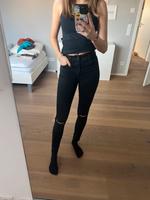 Abercrombie & Fitch Jeans Röhrenjeans Cut Outs schwarz Nürnberg (Mittelfr) - Aussenstadt-Sued Vorschau